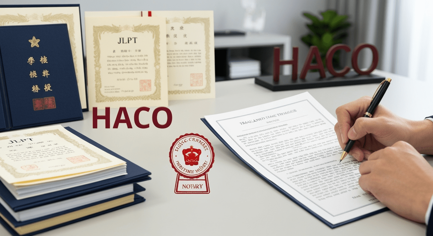 giá dịch công chứng bằng cấp tiếng nhật