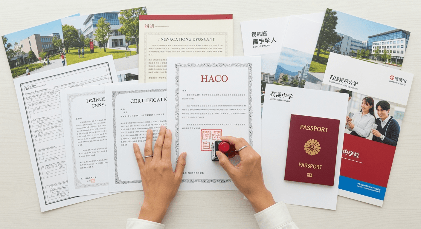dịch công chứng hồ sơ du học tiếng nhật