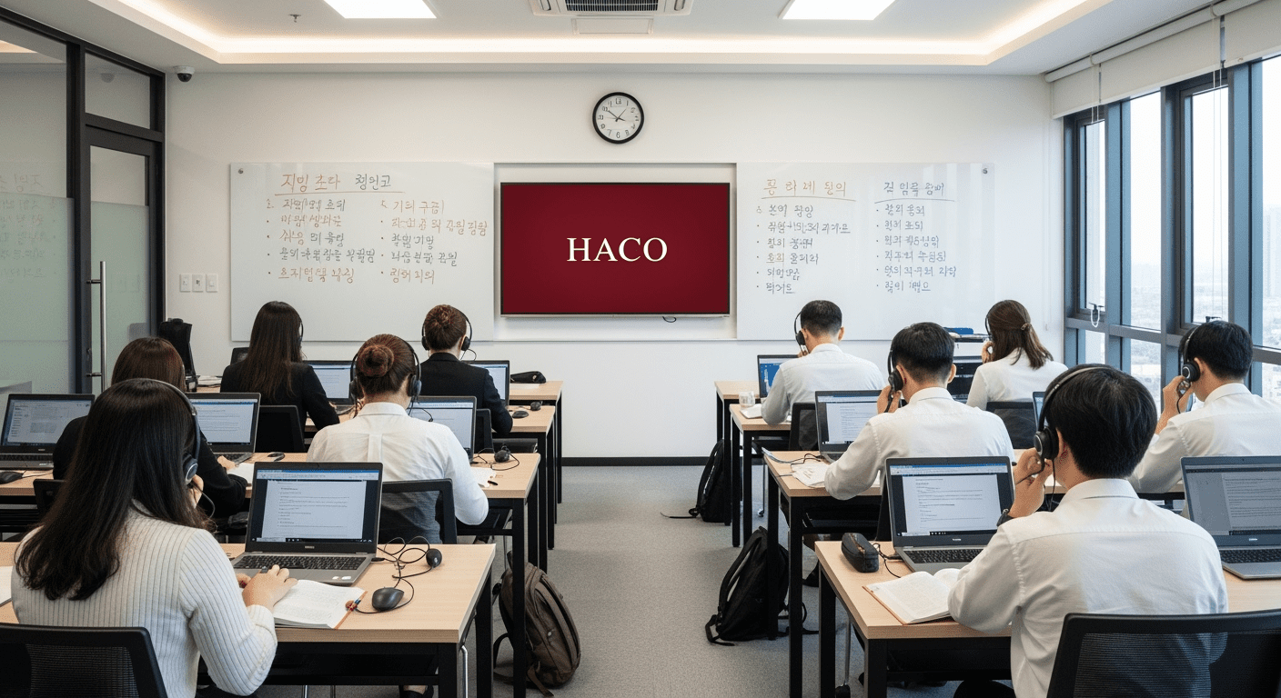 khóa học biên phiên dịch tiếng hàn