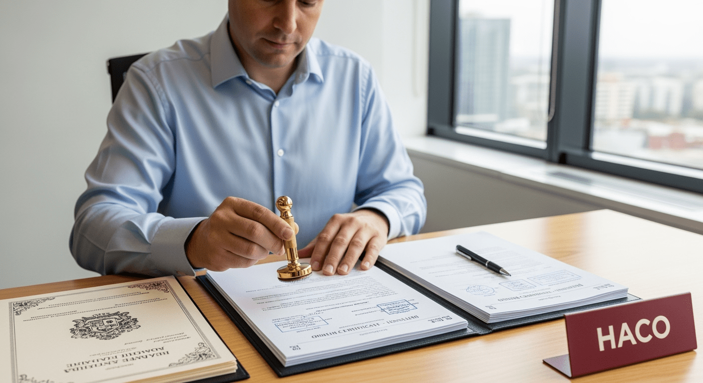 công chứng giấy tờ tiếng anh