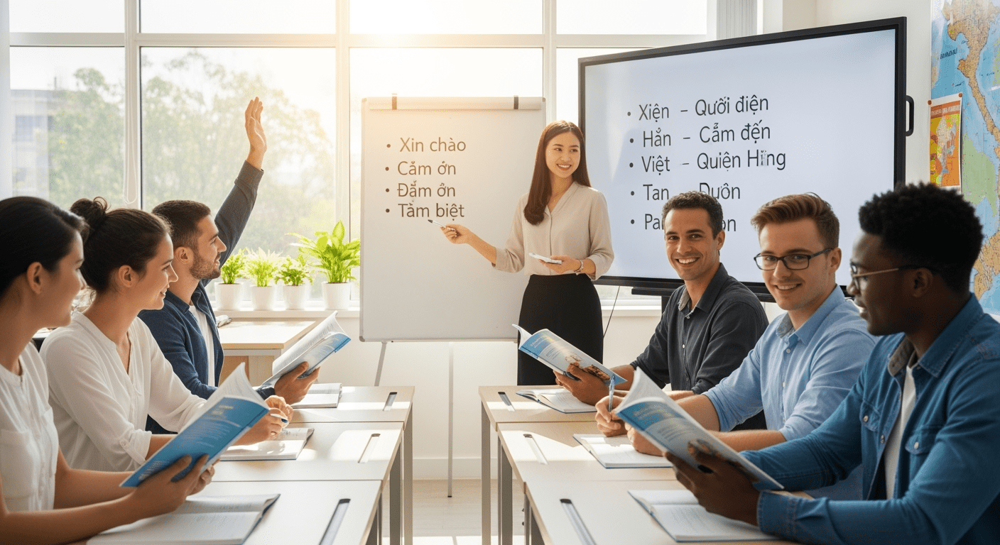 chương trình giảng dạy tiếng Việt cho người nước ngoài