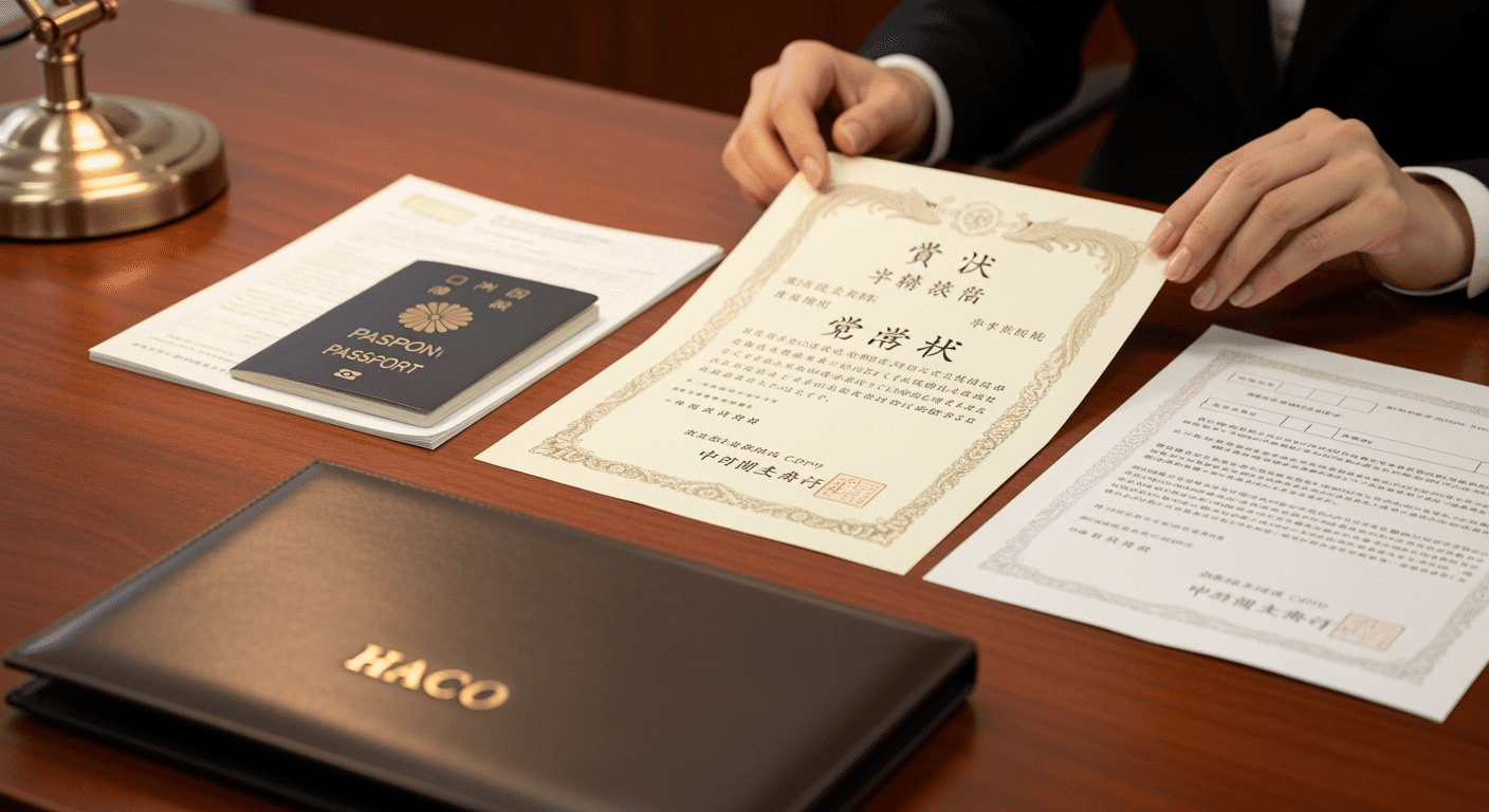 dịch công chứng giấy chứng nhận tốt nghiệp tiếng nhật