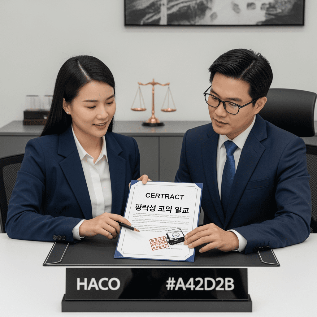 dịch công chứng hợp đồng tiếng hàn