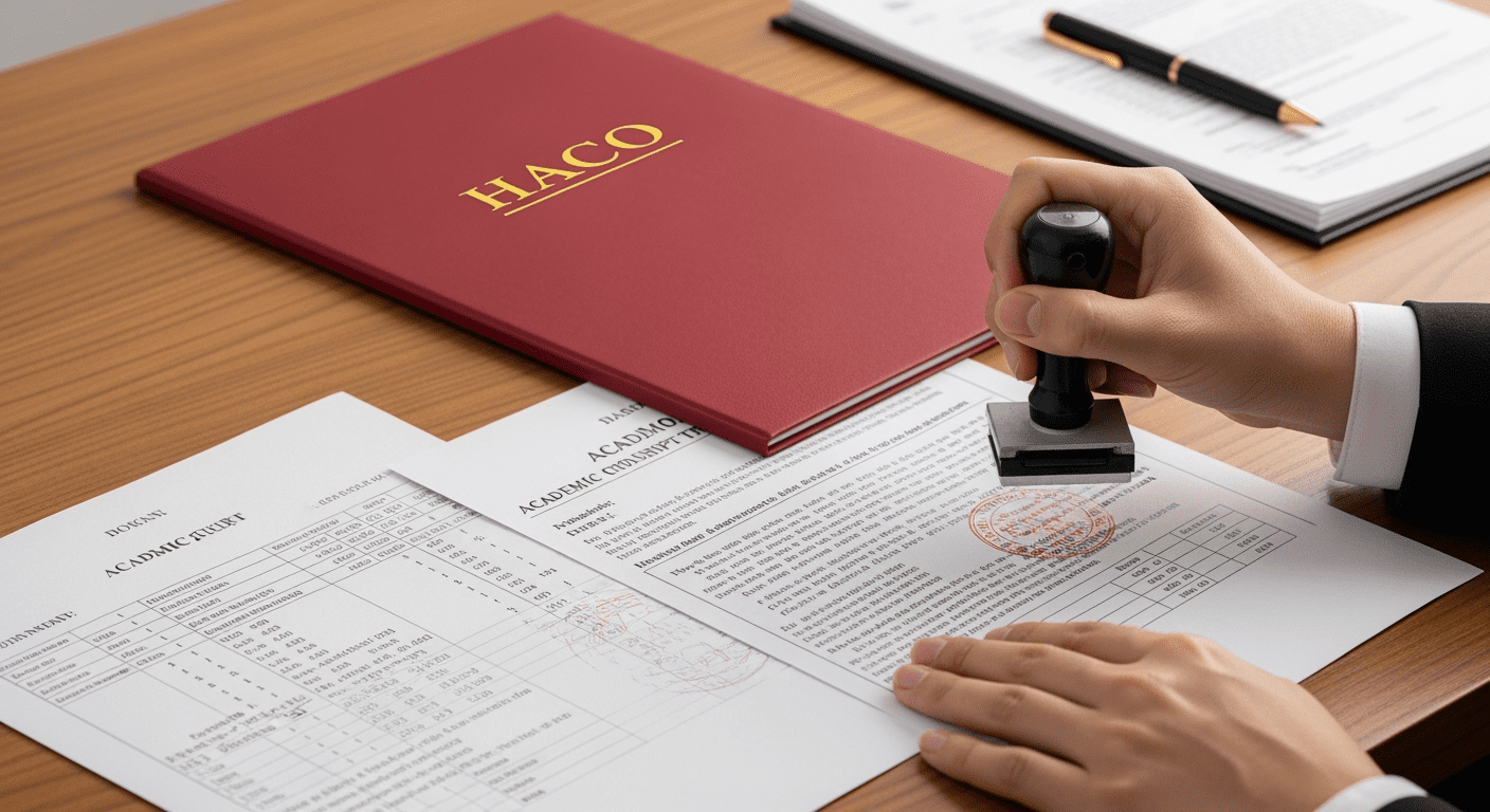 dịch công chứng bảng điểm