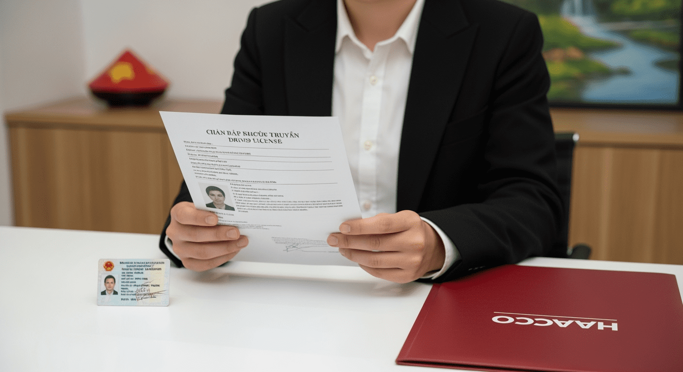 dịch công chứng giấy phép lái xe