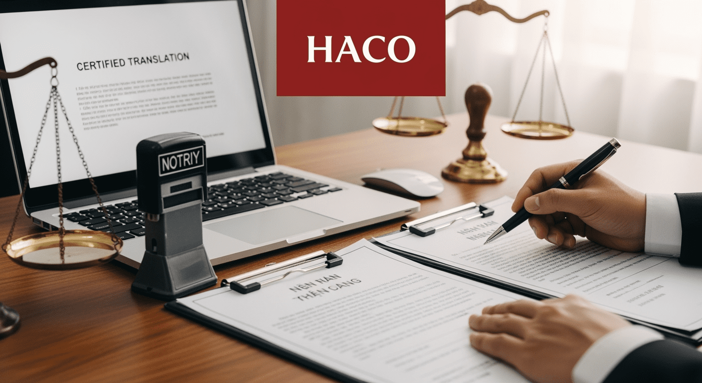 dịch vụ dịch thuật công chứng tiếng hàn
