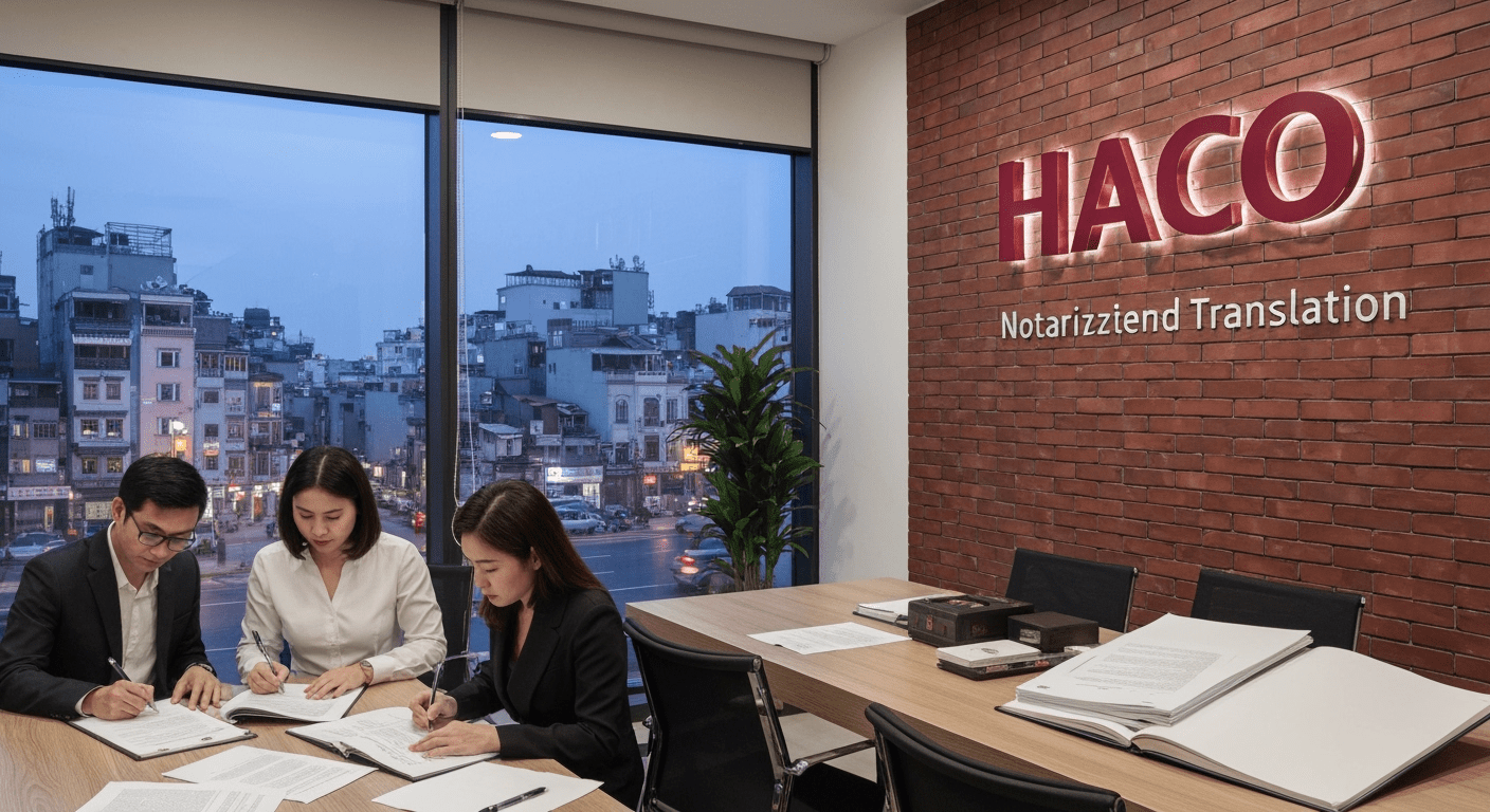 văn phòng dịch thuật công chứng tại hà nội