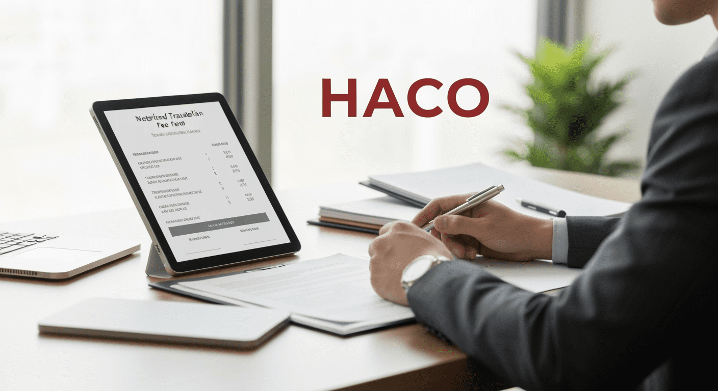 lệ phí dịch thuật công chứng