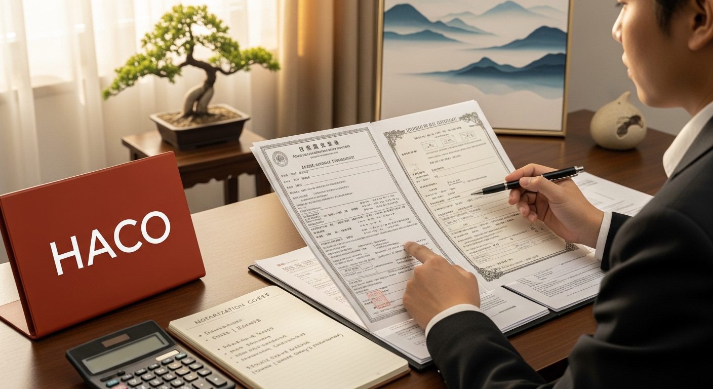 giá dịch công chứng hồ sơ du học tiếng nhật