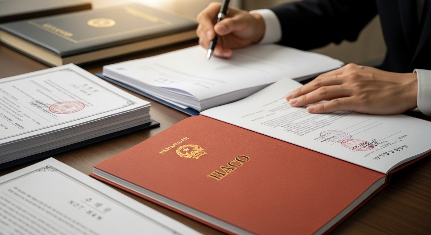 dịch vụ dịch công chứng tiếng hàn