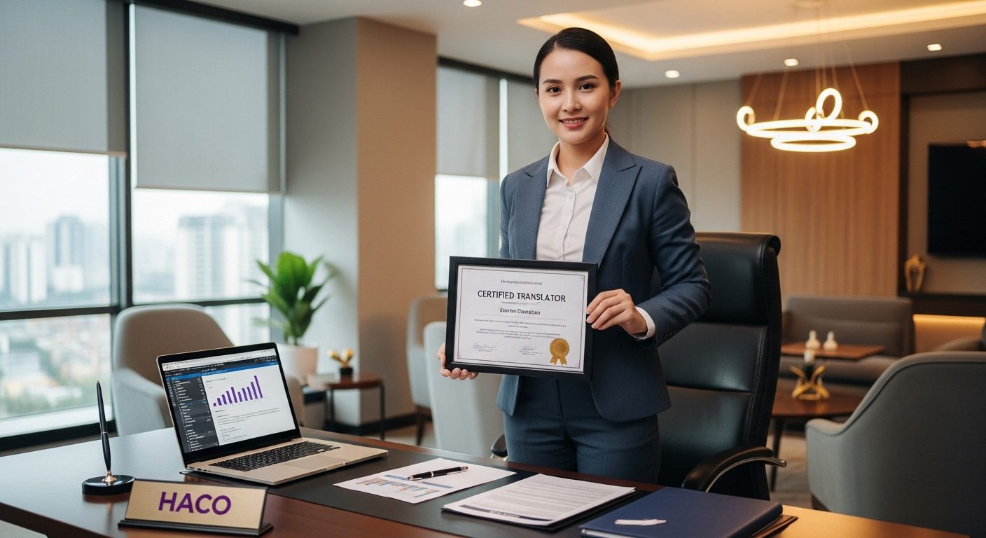 cấp chứng chỉ biên dịch