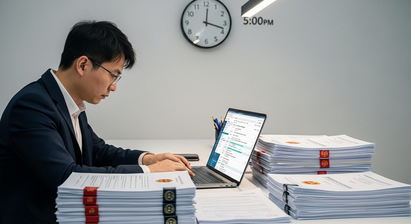 dịch nhanh giấy tờ tiếng trung