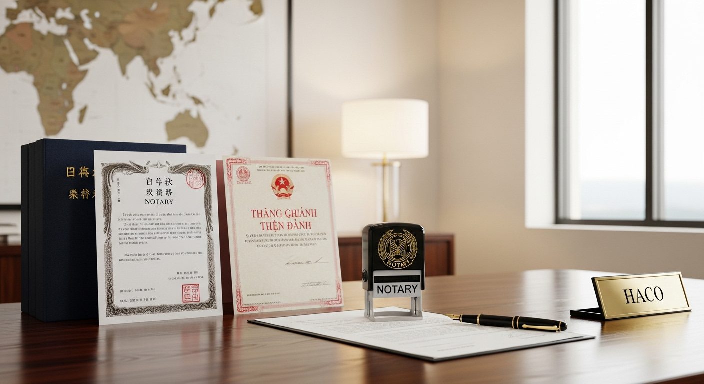 báo giá dịch công chứng giấy ly hôn tiếng nhật