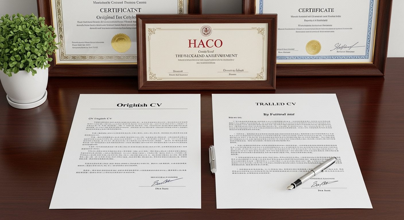 dịch thuật hồ sơ xin việc tiếng trung có công chứng