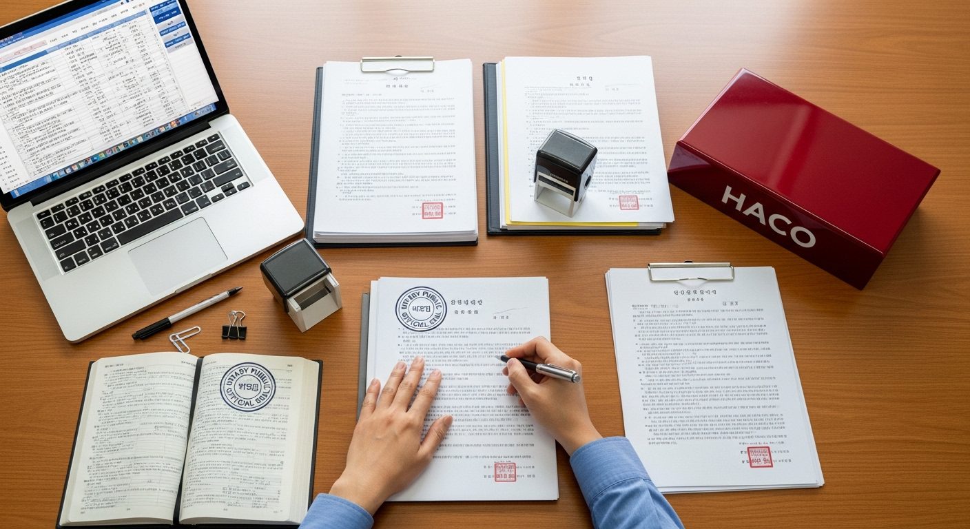 dịch tài liệu tiếng hàn công chứng