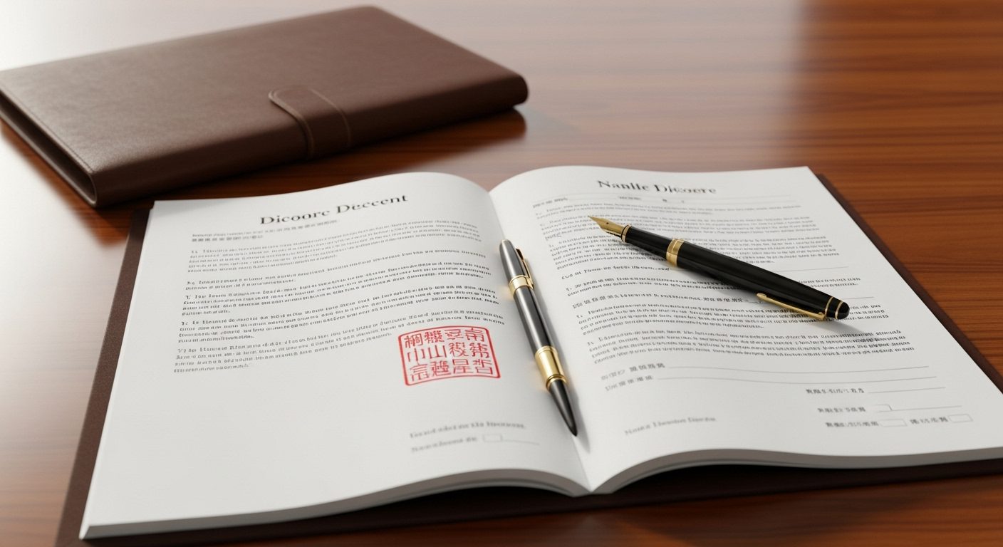 giá dịch công chứng giấy ly hôn tiếng nhật