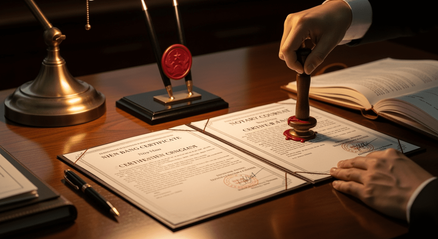 dịch công chứng giấy kết hôn