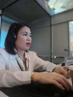 Hồ sơ Giảng viên - Phiên dịch viên Trung - Việt - Vũ Thị Ngọc Dung 13 09 phien dich hien truong