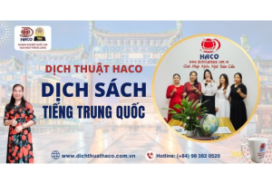 Dịch sách tiếng trung quốc tại Haco