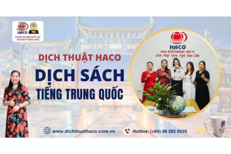 Dịch sách tiếng trung quốc tại Haco