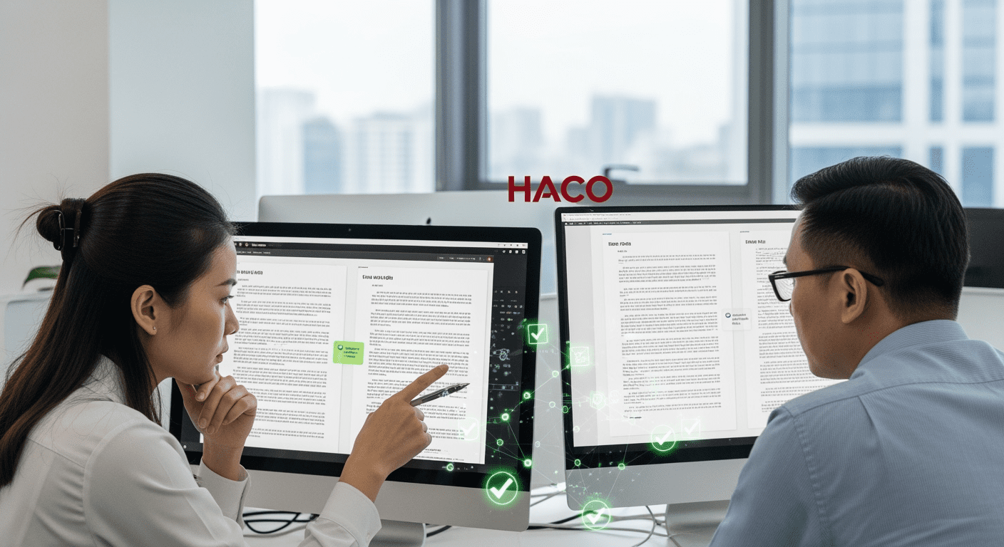 Chất Lượng & Hiệu Đính 2 Lớp Việt Trung Tiêu Chuẩn Vàng HACO 3 chất lượng & hiệu đính 2 lớp Việt Trung