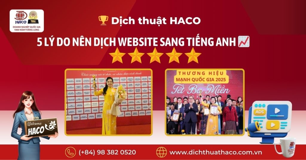 5 Ly Do Nen Dich Website Sang Tieng Anh