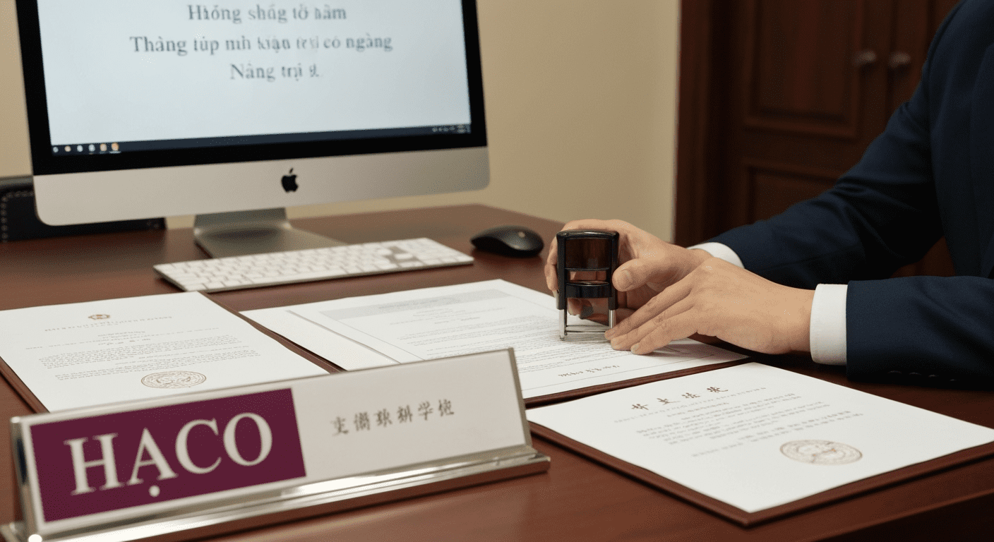 Công ty dịch công chứng tiếng Trung chuyên nghiệp HACO uy tín hàng đầu 4 công ty dịch công chứng tiếng trung chuyên nghiệp