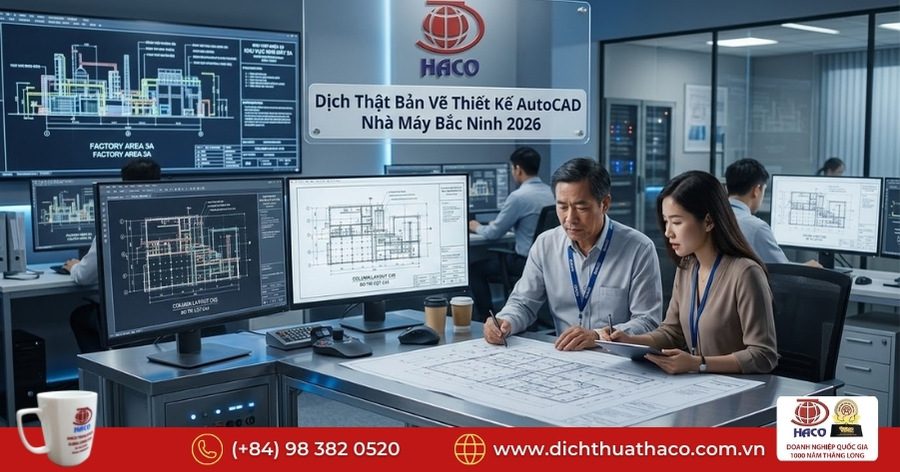 Dịch thuật bản vẽ thiết kế Autocad nhà máy Bắc Ninh 9 Dịch thuật bản vẽ thiết kế Autocad nhà máy Bắc Ninh