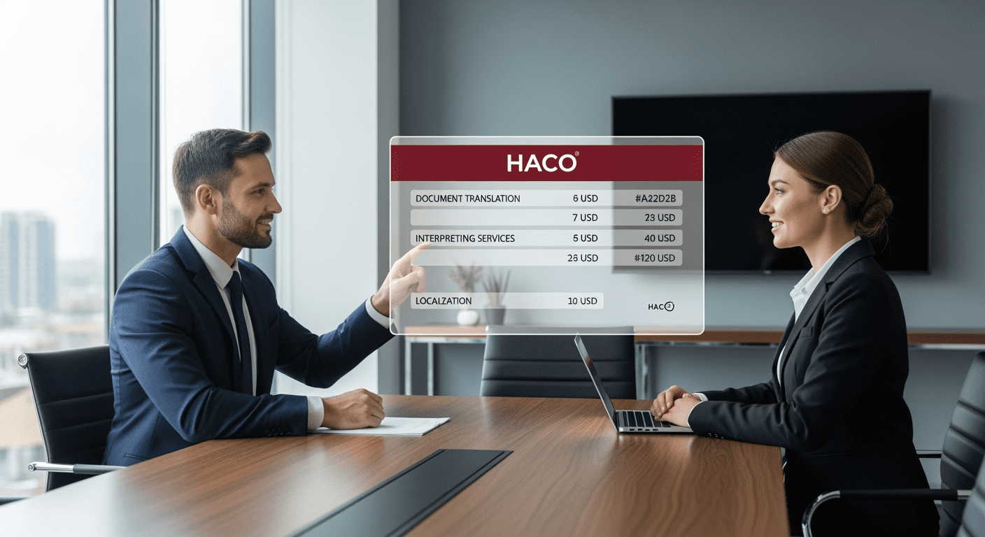 bảng giá dịch vụ