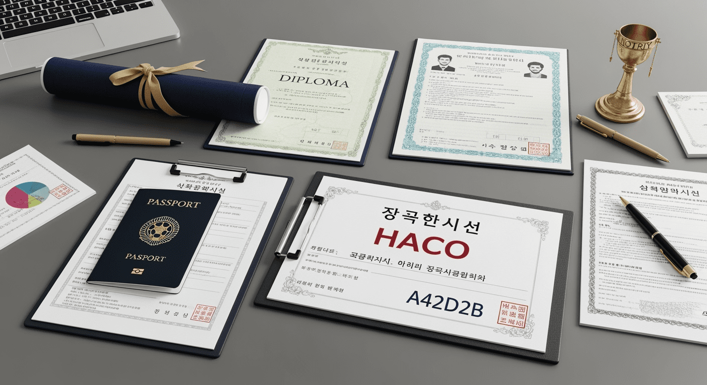 dịch thuật tiếng hàn quốc công chứng