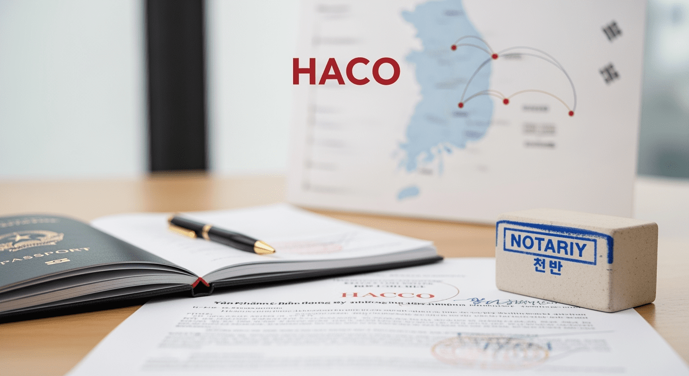 công ty dịch thuật công chứng tiếng hàn
