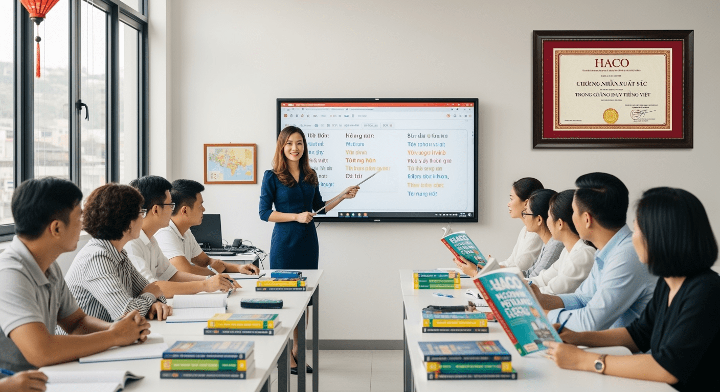 thủ tục đăng ký chứng chỉ dạy tiếng Việt