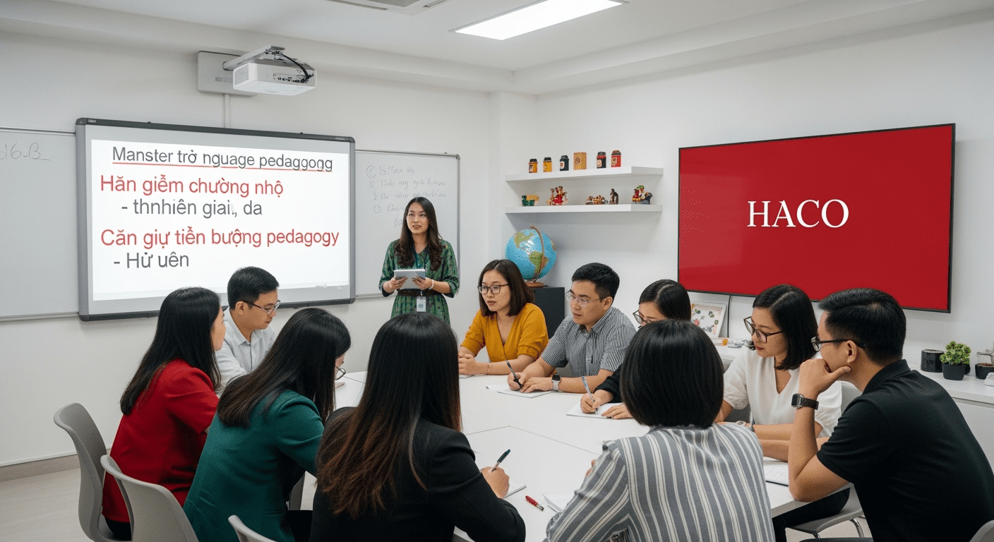 khóa học sư phạm dạy tiếng Việt cho người nước ngoài