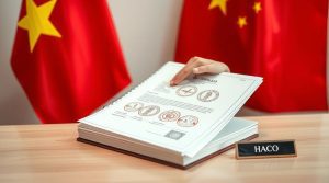 a crisp realistic photo two flags vietnam and china subtly arranged side by side on a polished.jpg