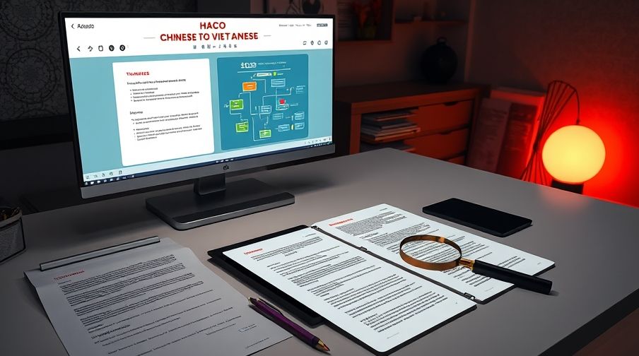 quy trình chuẩn dịch trung việt