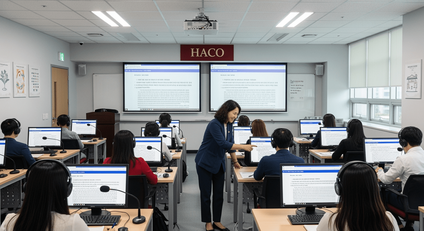 lớp biên phiên dịch tiếng hàn