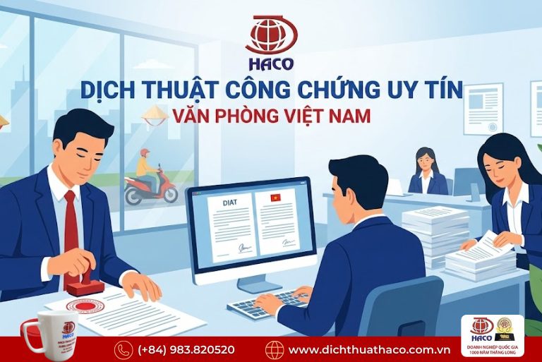 Ai có thẩm quyền công chứng bản dịch