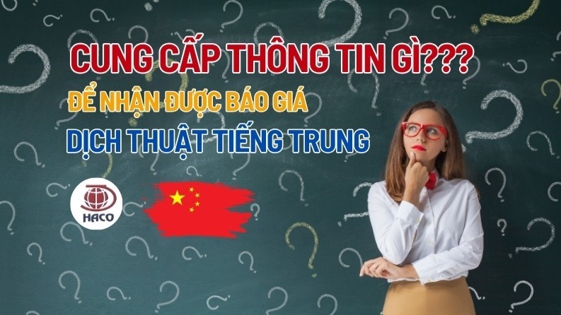 Tôi cần cung cấp thông tin gì để có báo giá dịch thuật?