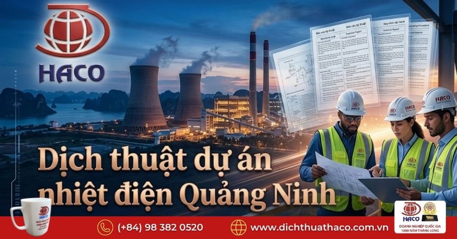Dịch thuật dự án nhiệt điện Quảng Ninh