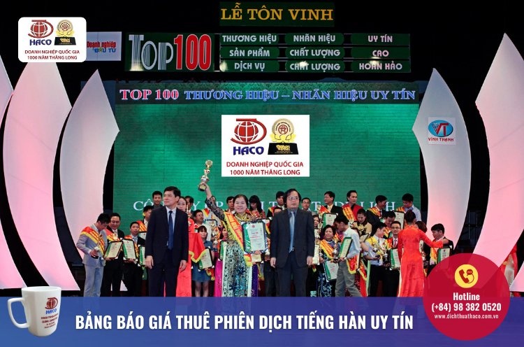Bang Gia Phien Dich Tieng Han Chat Luong Tai Haco