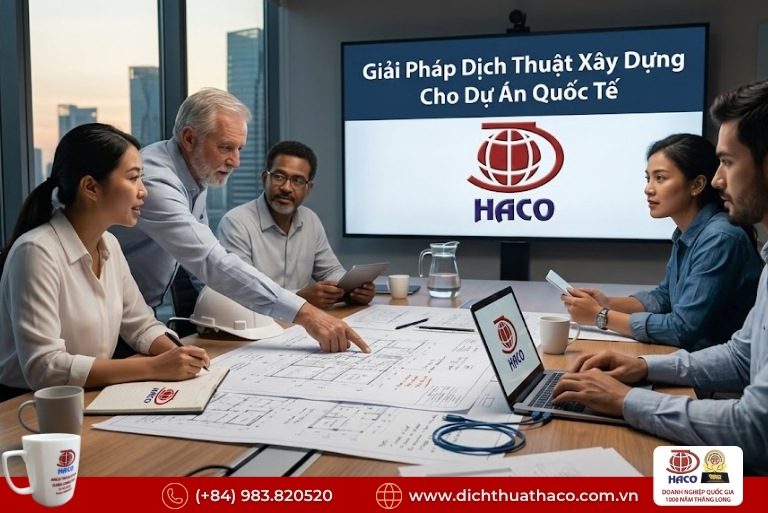 Báo giá dịch thuật chuyên ngành xây dựng