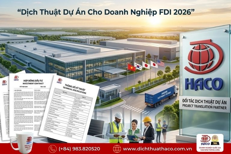 Báo Giá Dịch Thuật Dự Án Theo Khối Lượng Lớn Tại Bắc Ninh