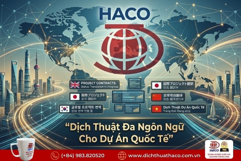 Báo Giá Dịch Thuật Dự Án Theo Khối Lượng Lớn Tại Bắc Ninh