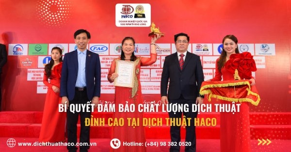 Bi Quyet Dam Bao Chat Luong Dich Thuat Dinh Cao Tai Dich Thuat Haco