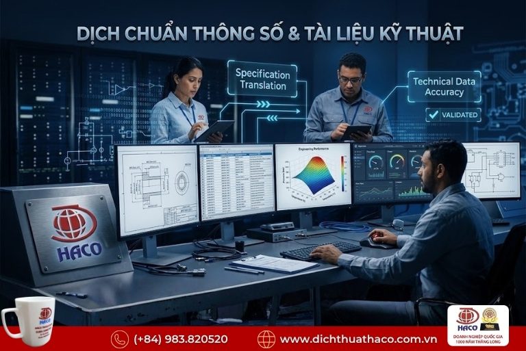 Biên dịch tài liệu chuyên ngành kỹ thuật cao