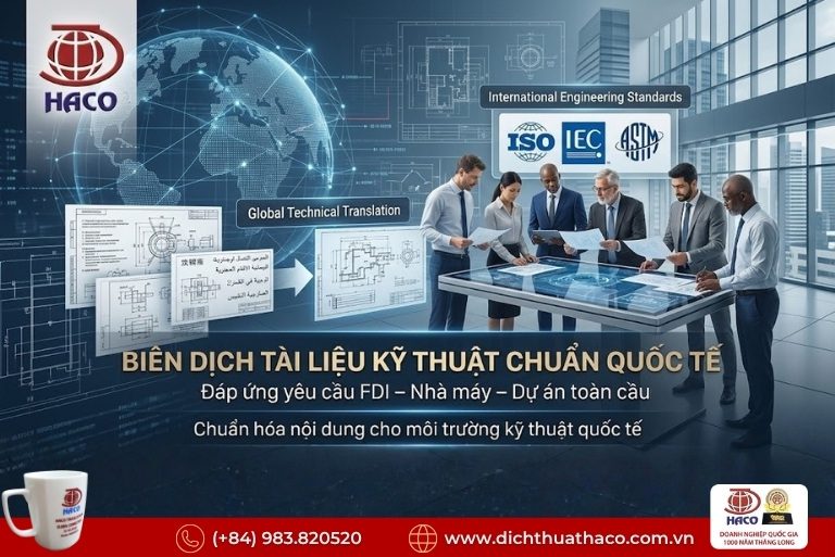 Biên dịch tài liệu chuyên ngành kỹ thuật cao