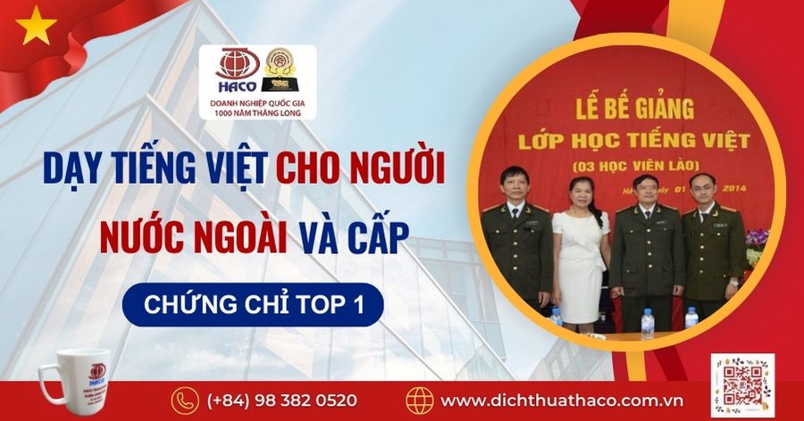 Dạy Tiếng Việt Cho Người Nước Ngoài