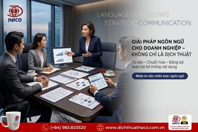Công ty dịch thuật B2B hàng đầu Việt Nam