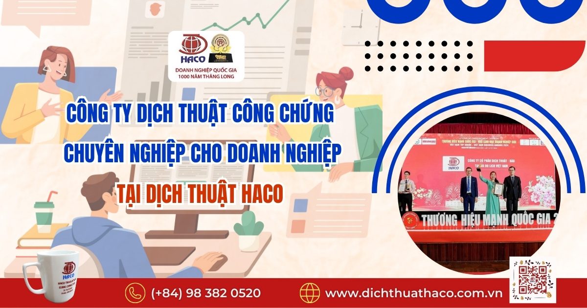 Công Ty Dịch Thuật Công Chứng Chuyên Nghiệp Cho Doanh Nghiệp 1 Công Ty Dịch Thuật Công Chứng Chuyên Nghiệp Cho Doanh Nghiệp