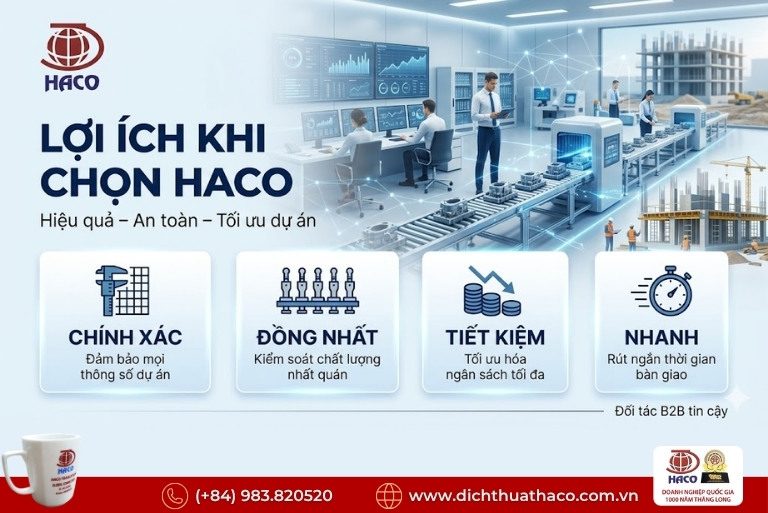 Công ty dịch thuật dự án FDI uy tín